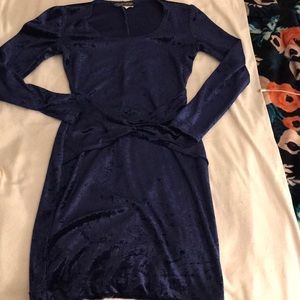 Blue Velvet dress